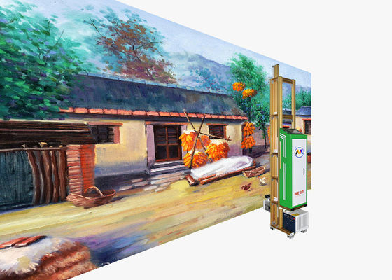 720DPI মুরাল ইঙ্কজেট প্রিন্টার, ওয়াল পিকচার পেইন্টিং মেশিন 4 কালার আও ম্যাচিং
