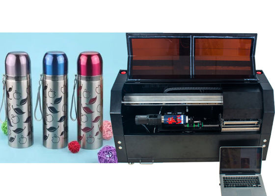 প্রিন্টযোগ্য ব্যাস 55-88 মিমি সিলিন্ডার প্রিন্টিং মেশিন Zkmc স্বয়ংক্রিয় ঘোরানো বোতল লেবেল মুদ্রণ