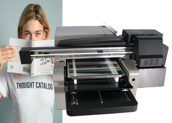 3D CMYKW 5 কালার USB DTG A3 Uv Multifunction Flatbed Printer Machine Automatic